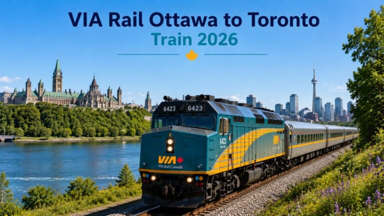VIA Rail Ottawa to Toronto Train 2026