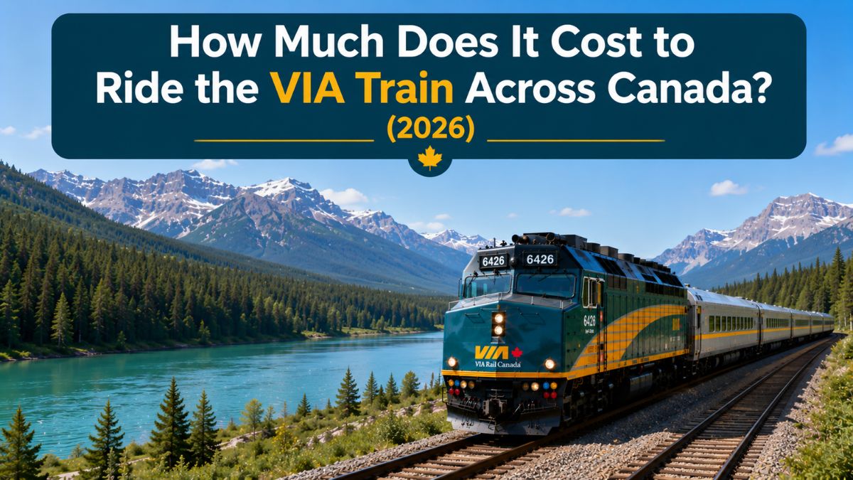 How Much Does It Cost to Ride the VIA Train Across Canada