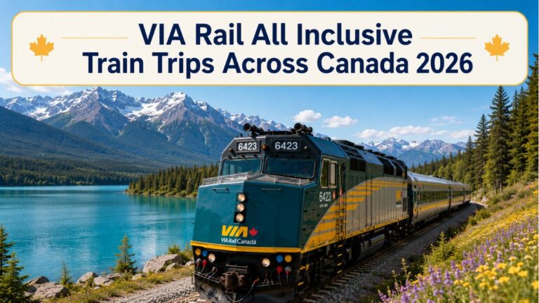 VIA Rail All Inclusive Train Trips Across Canada 2026