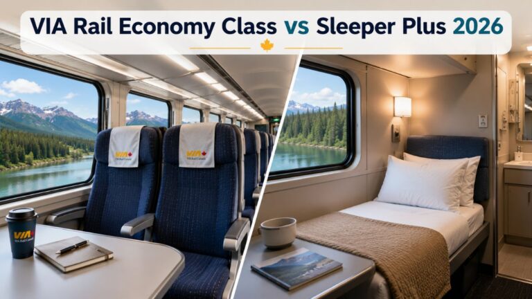 VIA Rail Economy Class vs Sleeper Plus 2026