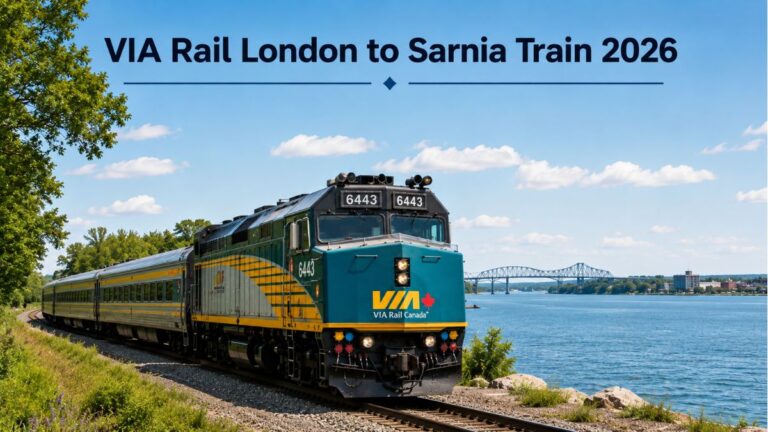 VIA Rail London to Sarnia Train 2026
