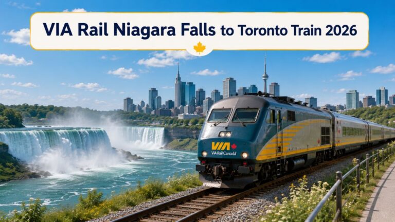 VIA Rail Niagara Falls to Toronto Train 2026