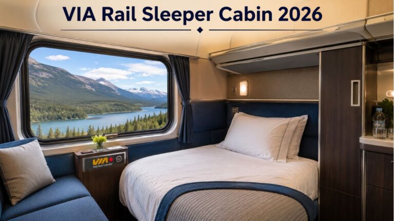 VIA Rail Sleeper Cabin 2026
