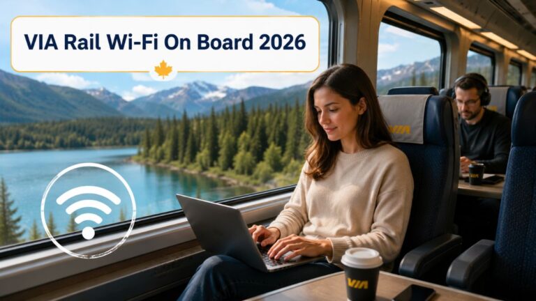 VIA Rail Wi-Fi On Board 2026