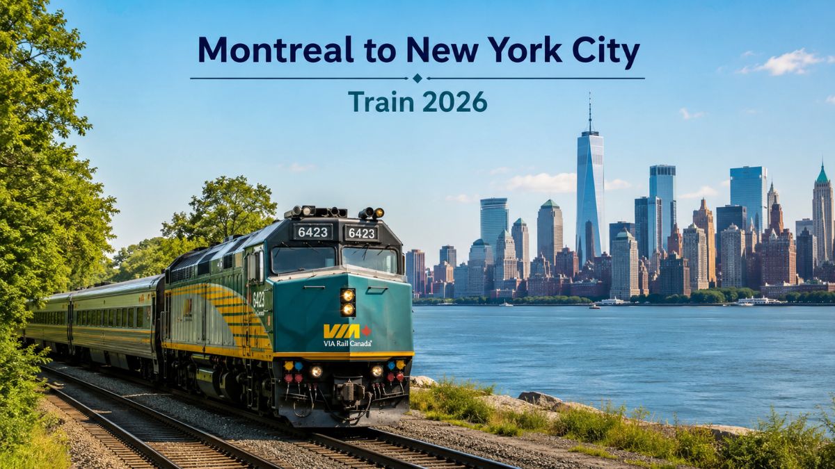 Montreal to New York City Train 2026