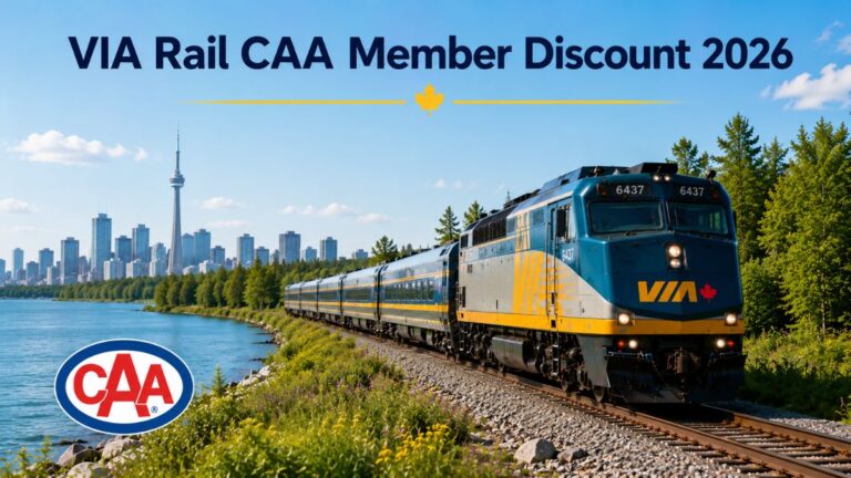 VIA Rail CAA Member Discount 2026