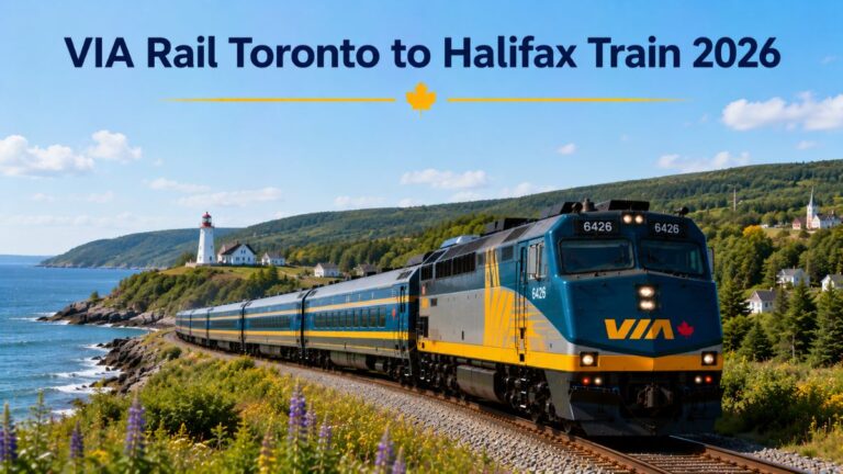 VIA Rail Toronto to Halifax Train 2026