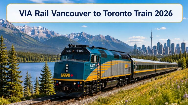 VIA Rail Vancouver to Toronto Train 2026