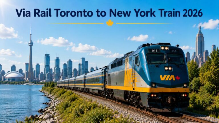 Via Rail Toronto to New York Train 2026