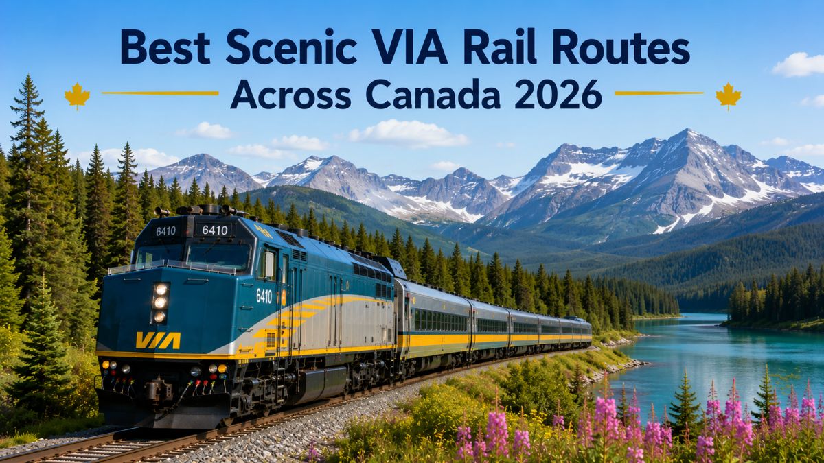 Best Scenic VIA Rail Routes Across Canada 2026