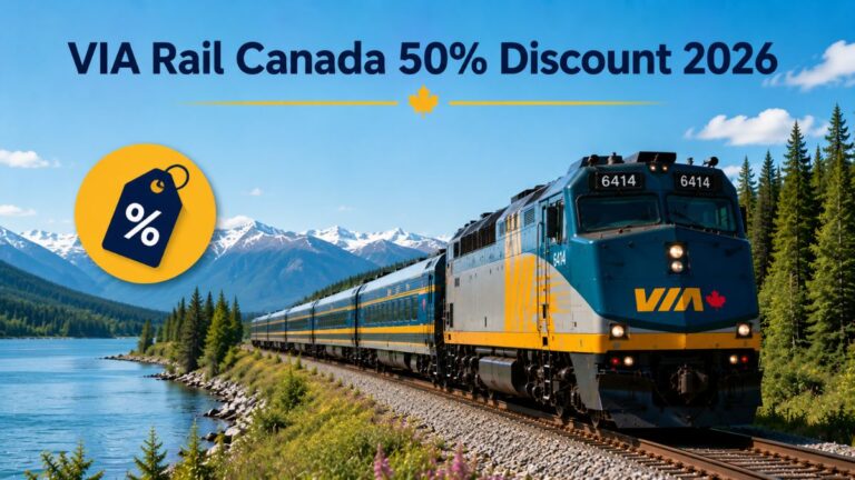 VIA Rail Canada 50% Discount 2026
