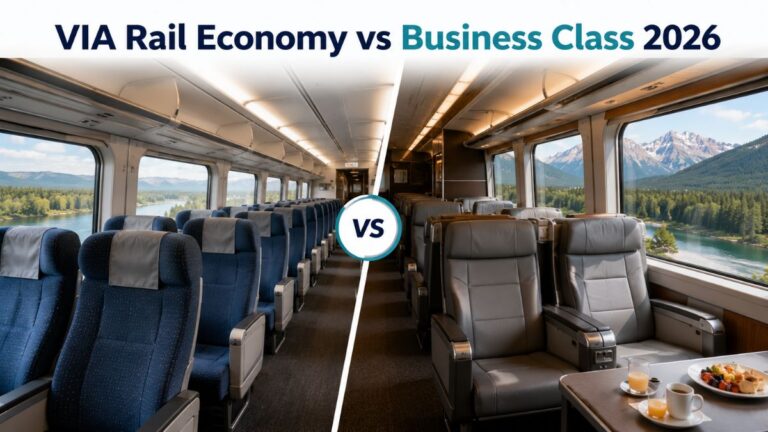 VIA Rail Economy vs Business Class 2026