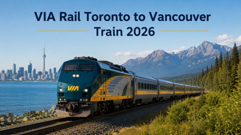 VIA Rail Toronto to Vancouver Train 2026