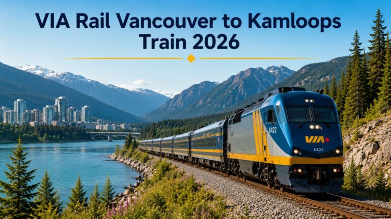 VIA Rail Vancouver to Kamloops Train 2026